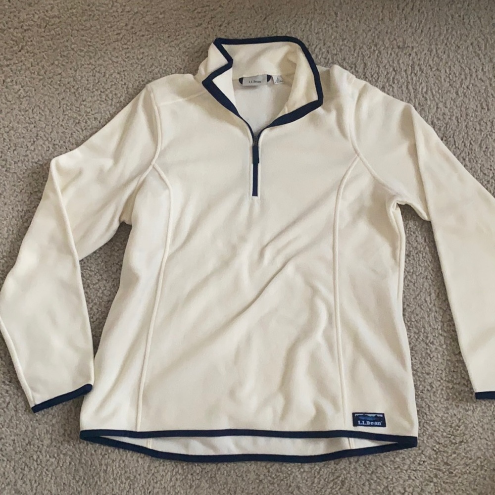 NWOT LL Bean Soft Quarterzip